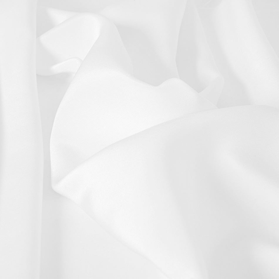Luminous White Satin Fabric 2436 - Fabrics4Fashion
