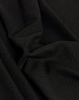 Black Striped Wool 2490 - Fabrics4Fashion