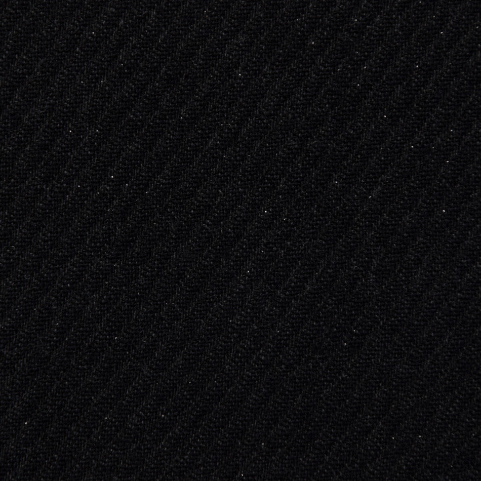Black Striped Wool 2490 - Fabrics4Fashion