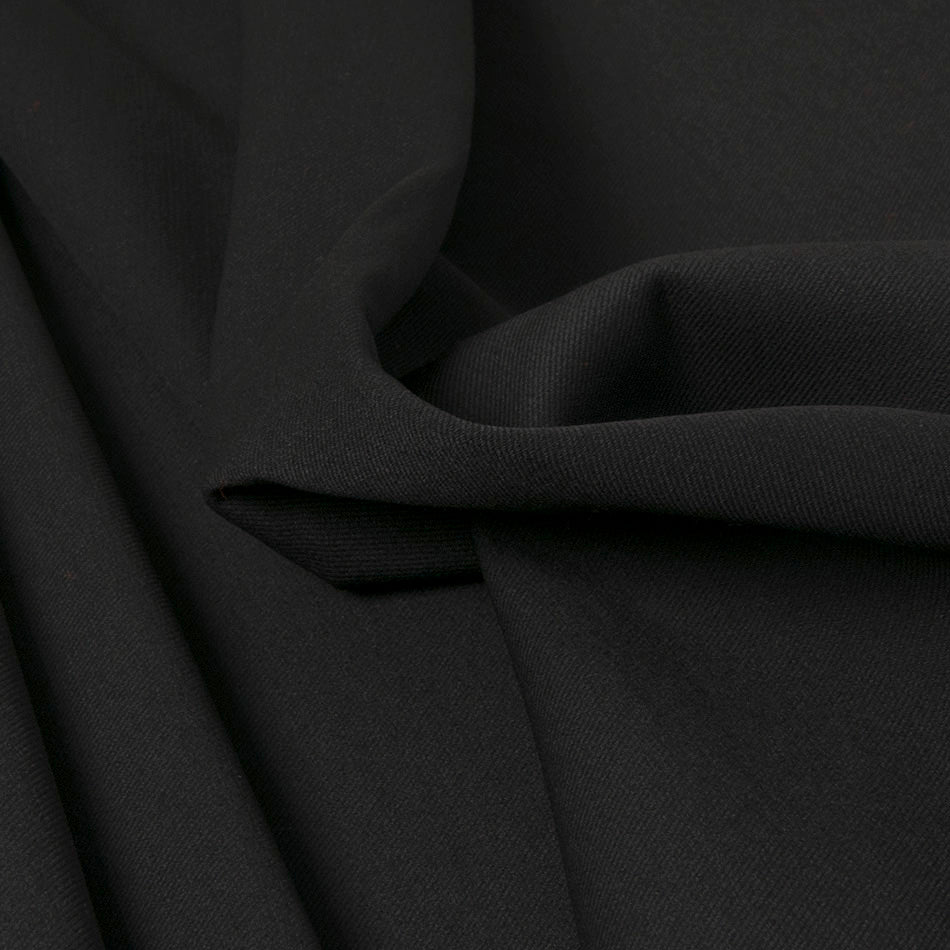 Stretch Black Twill Fabric 2754 - Fabrics4Fashion