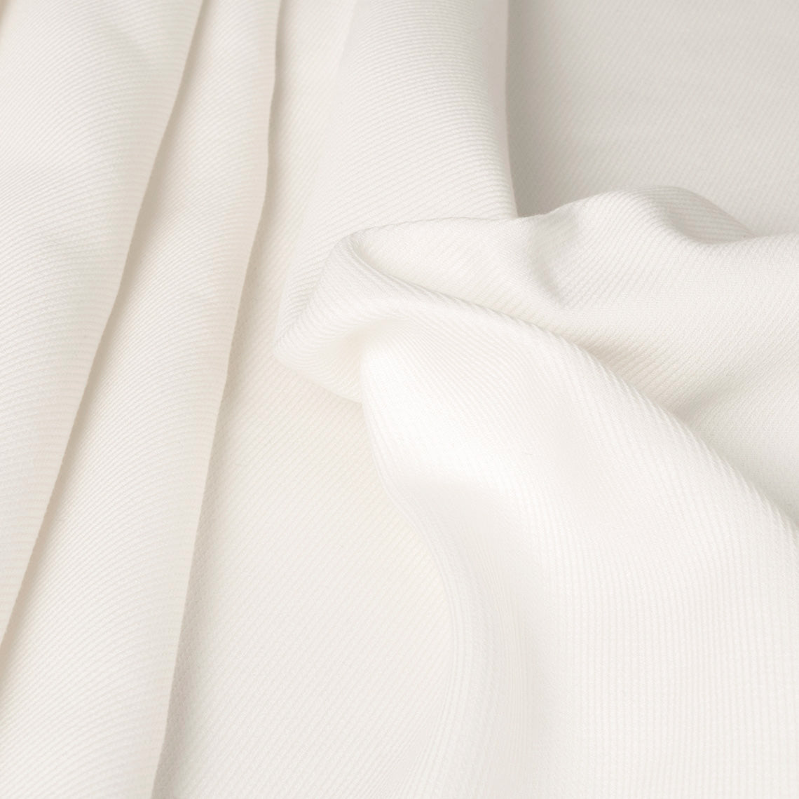White Doubleweave Twill 2807 - Fabrics4Fashion