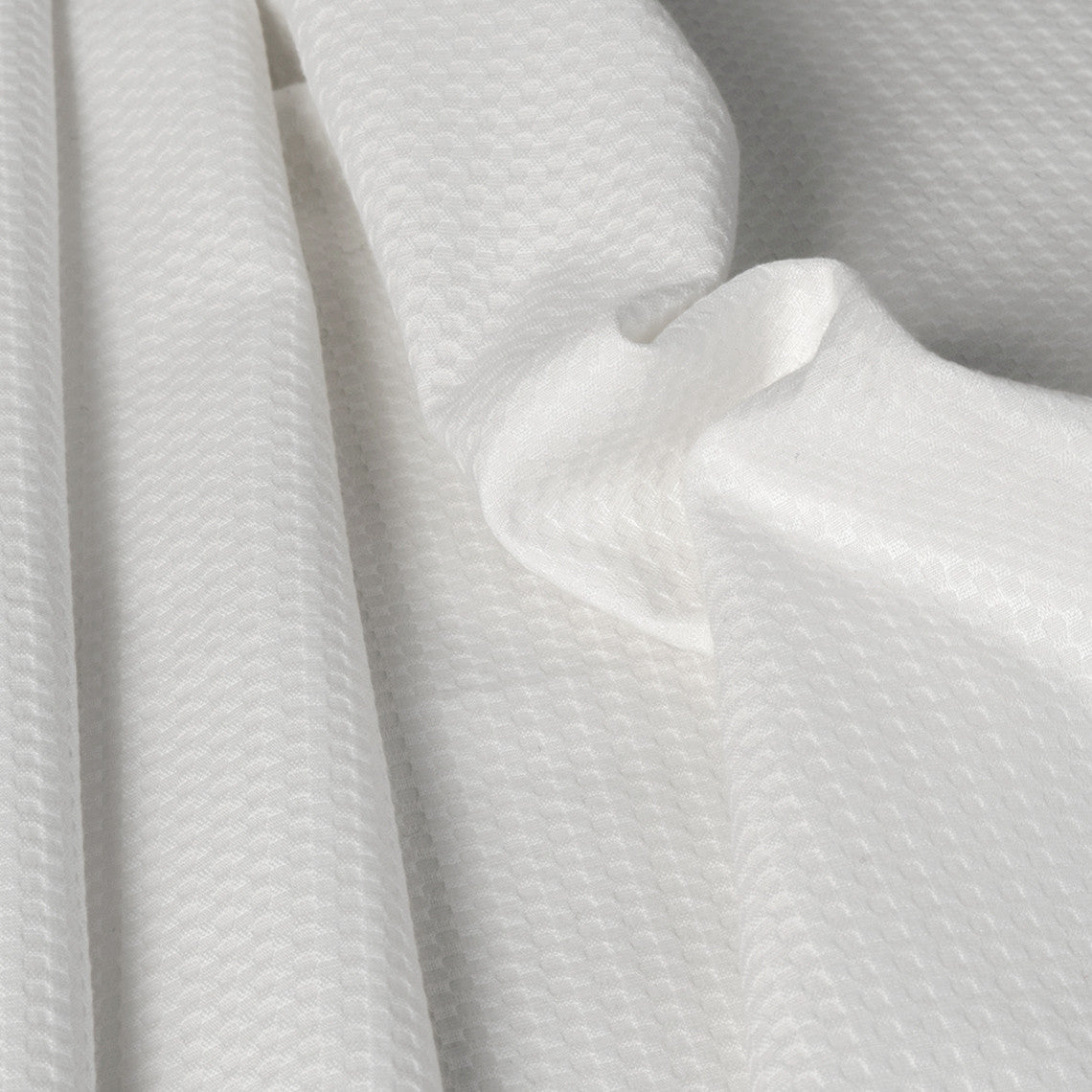 White Pique Stretch 2852 - Fabrics4Fashion