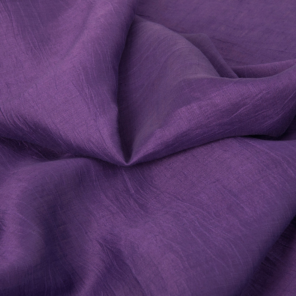 Purple Crinkle Linen 303 - Fabrics4Fashion