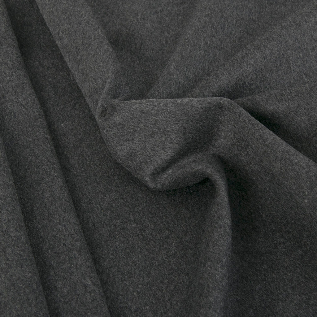 Charcoal Cashmere Blend Fabric Fabrics4Fashion