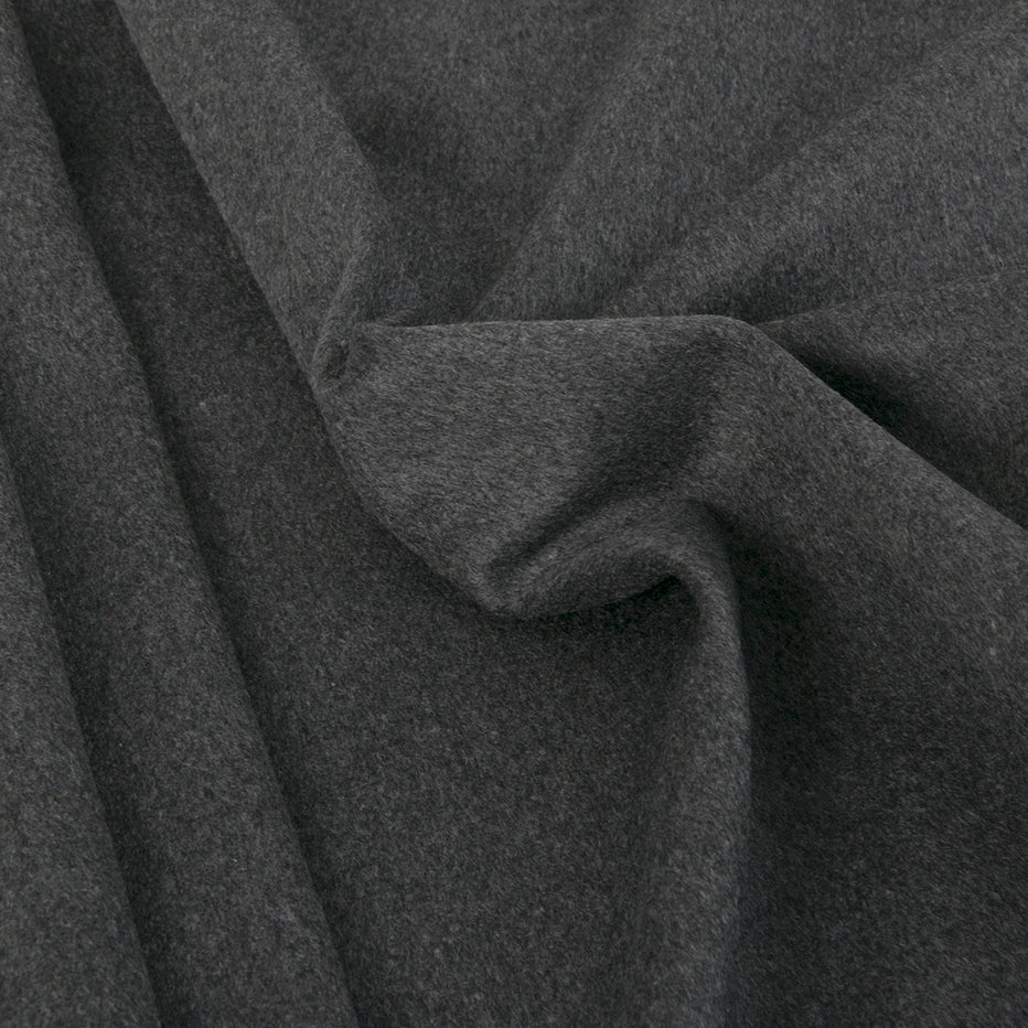 Charcoal Cashmere Blend Fabric Fabrics4Fashion