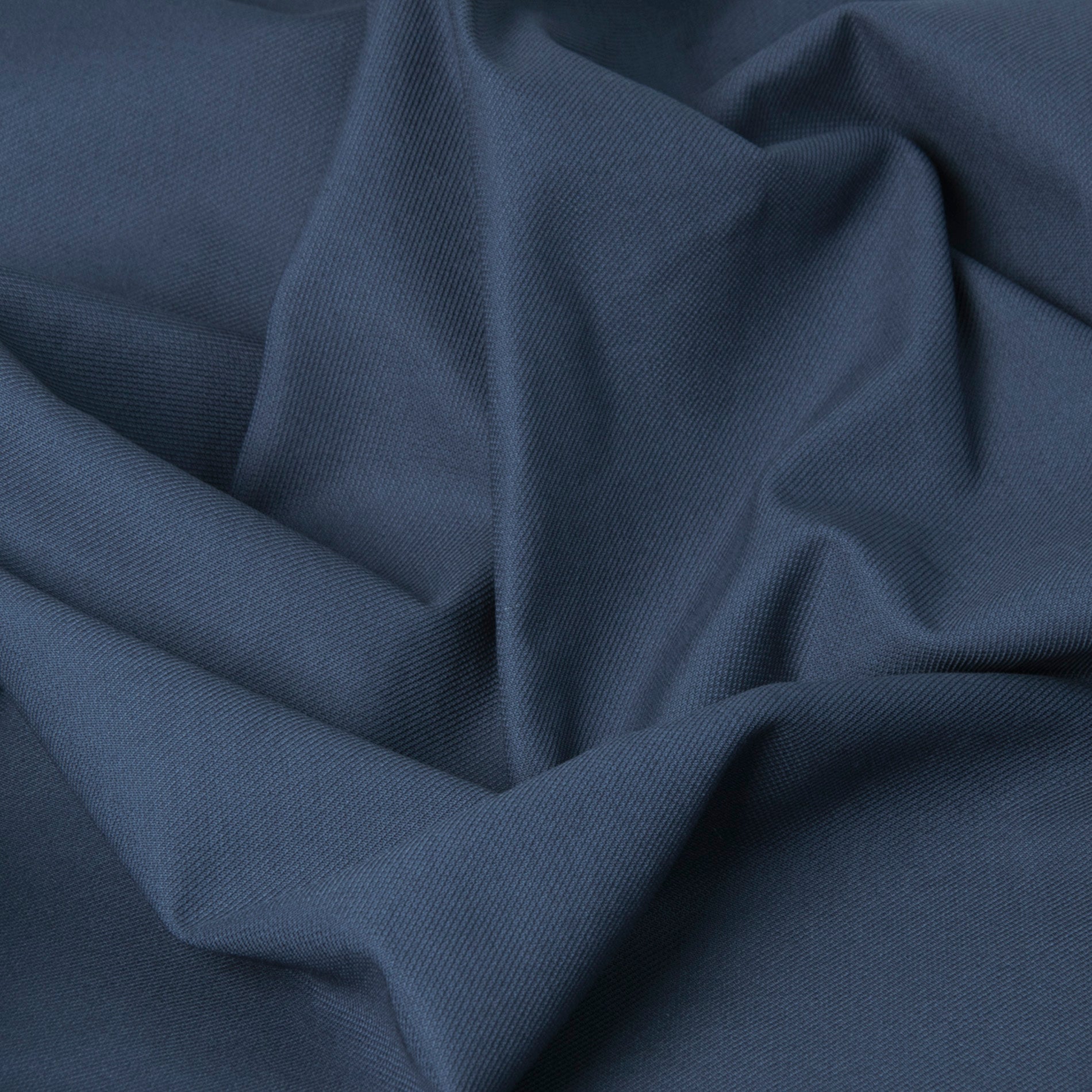 Stretch Blue Canvas Fabric 3235 - Fabrics4Fashion