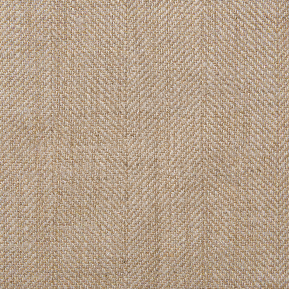 Gold Beige Herringbone Linen 325 - Fabrics4Fashion