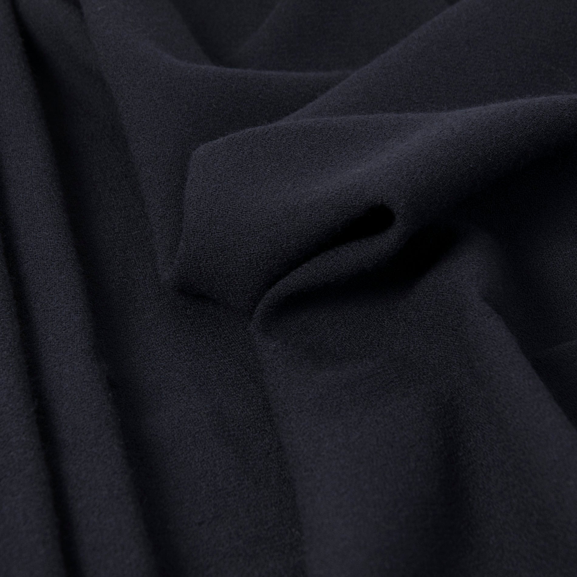 Midnight Blue Wool Crepe 3284 - Fabrics4Fashion