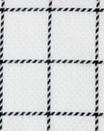 Black & White Grid Fabric 3285 - Fabrics4Fashion