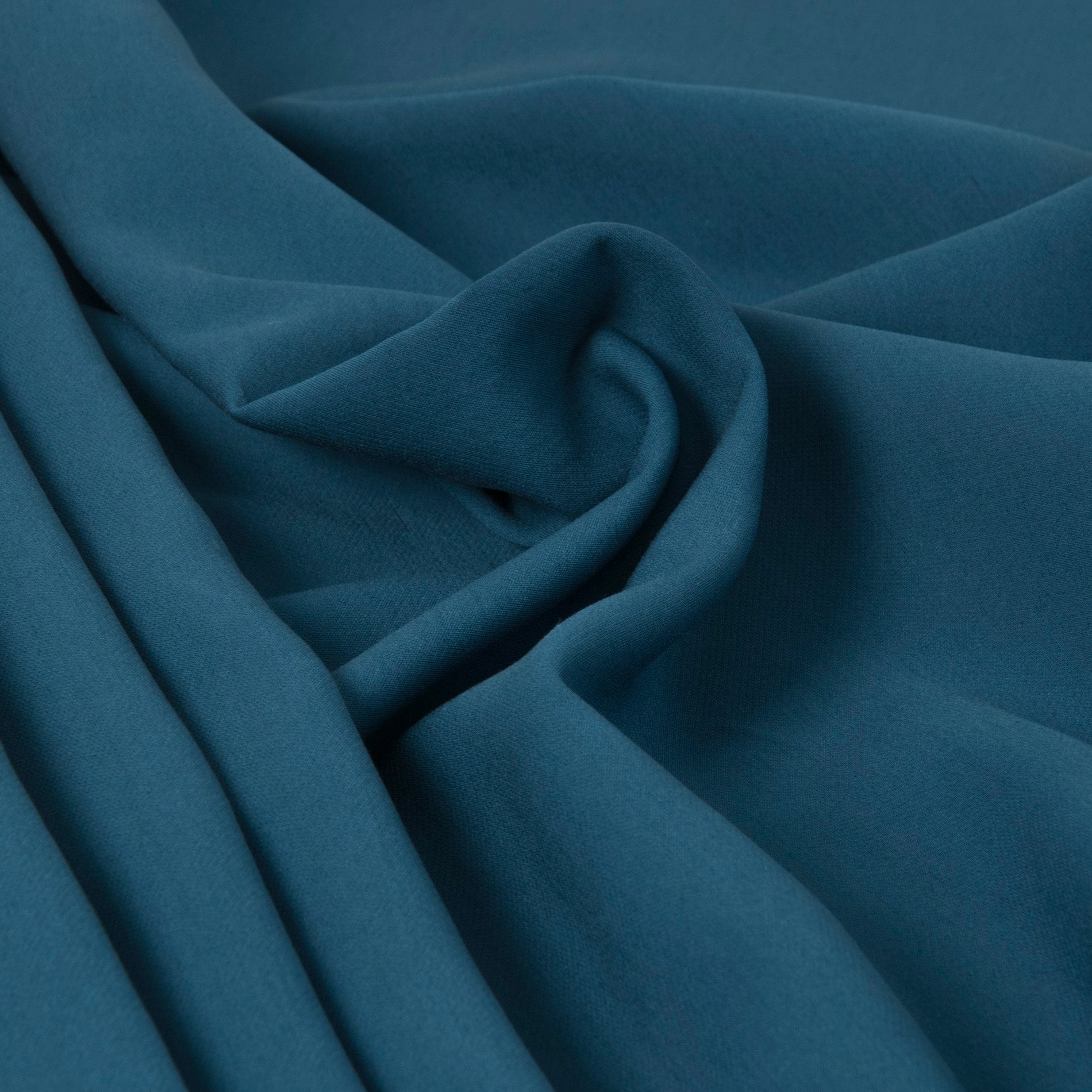 Pavone Blue Viscose Suiting Fabric 3287 - Fabrics4Fashion
