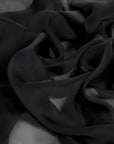 Black Silk Chiffon 346