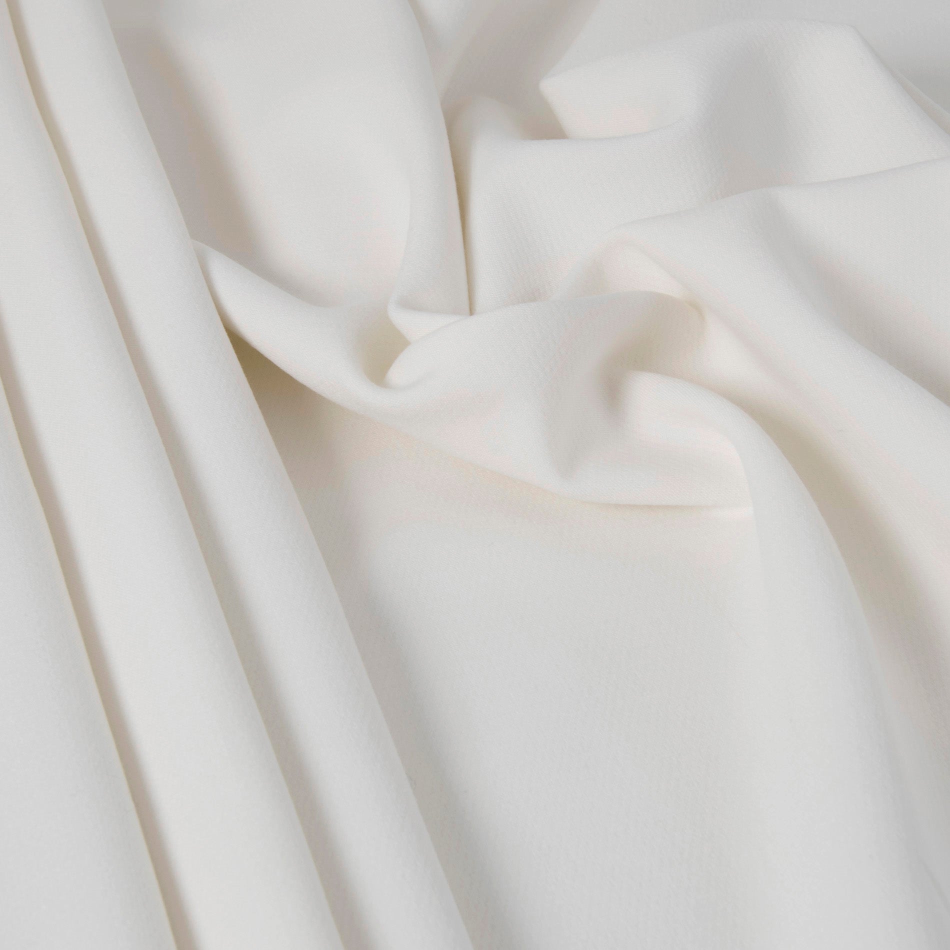 Ivory Doublewave Stretch Fabric 354 - Fabrics4Fashion