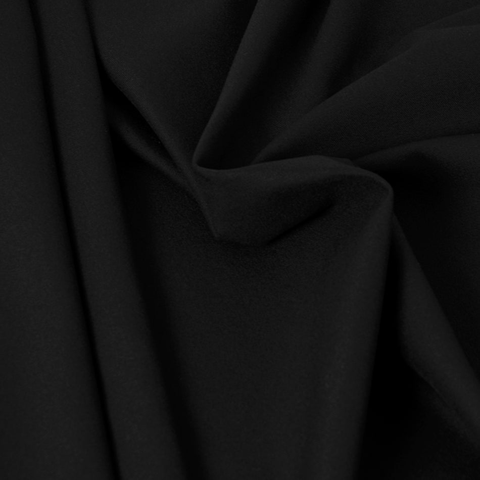 Black Stretch Twill Fabric 3293 - Fabrics4Fashion