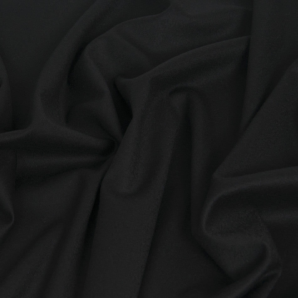 Black Suiting Flannel 382 - Fabrics4Fashion