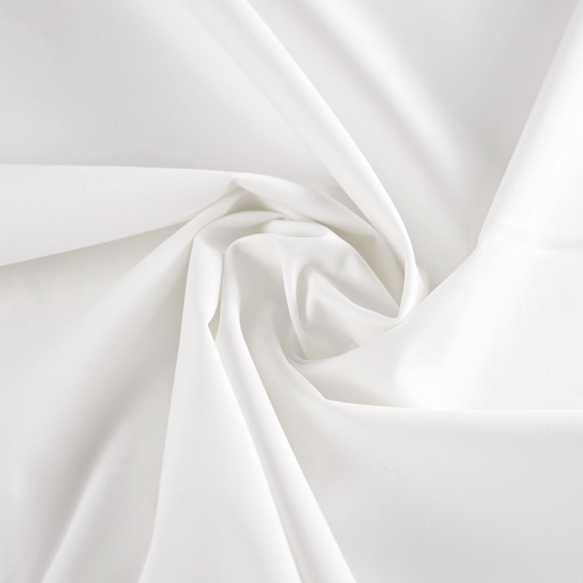 White Bi-Stretch Fabric