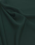 Bottle Green Poly / Wool Fabric 40 - Fabrics4Fashion