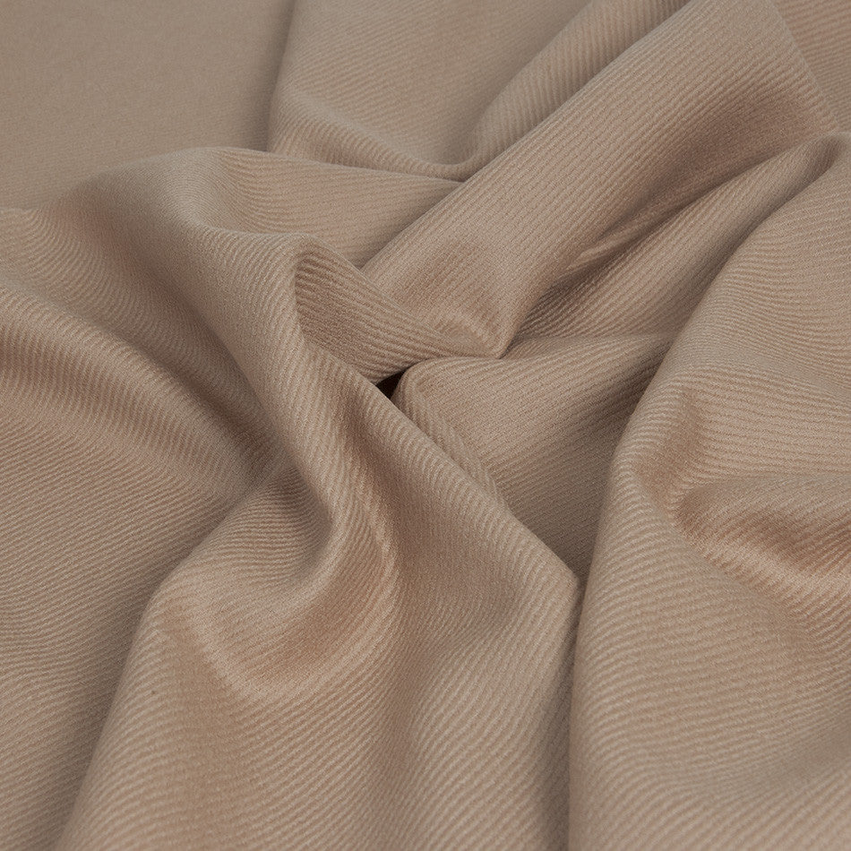Tan Beige Twilled Wool 423 - Fabrics4Fashion