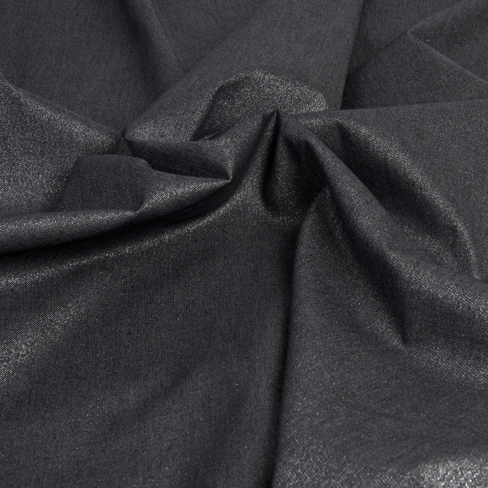 Silver Grey Shiny Twill 428 - Fabrics4Fashion