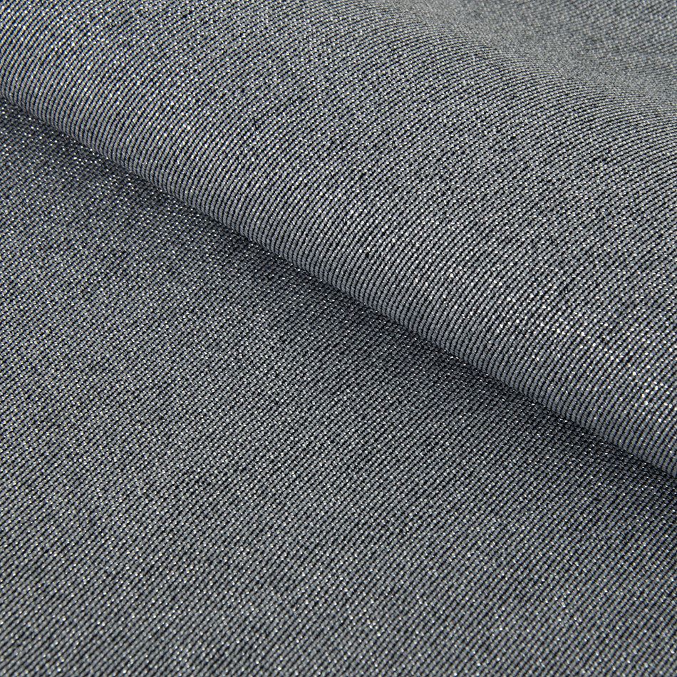 Silver Grey Shiny Twill 428 - Fabrics4Fashion