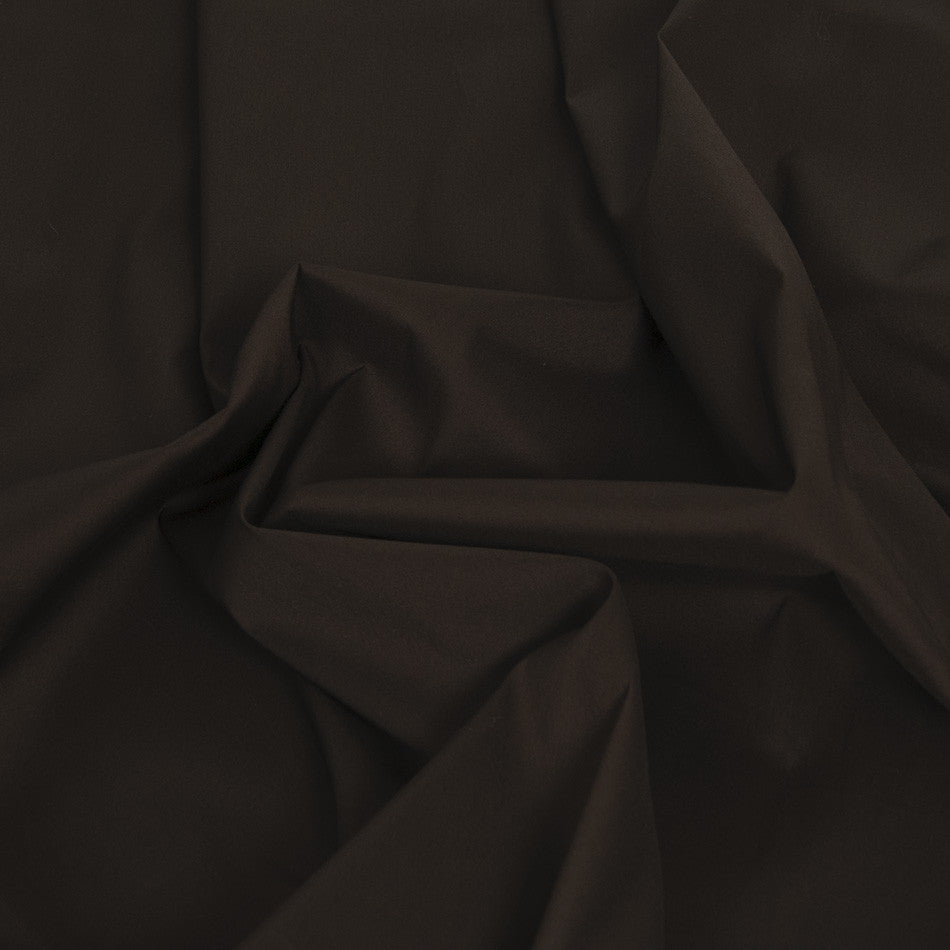 Chocolate Brown Stretch Poplin 434 - Fabrics4Fashion