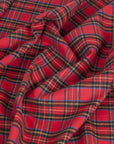 Red Tartan Cotton Flannel 445 - Fabrics4Fashion