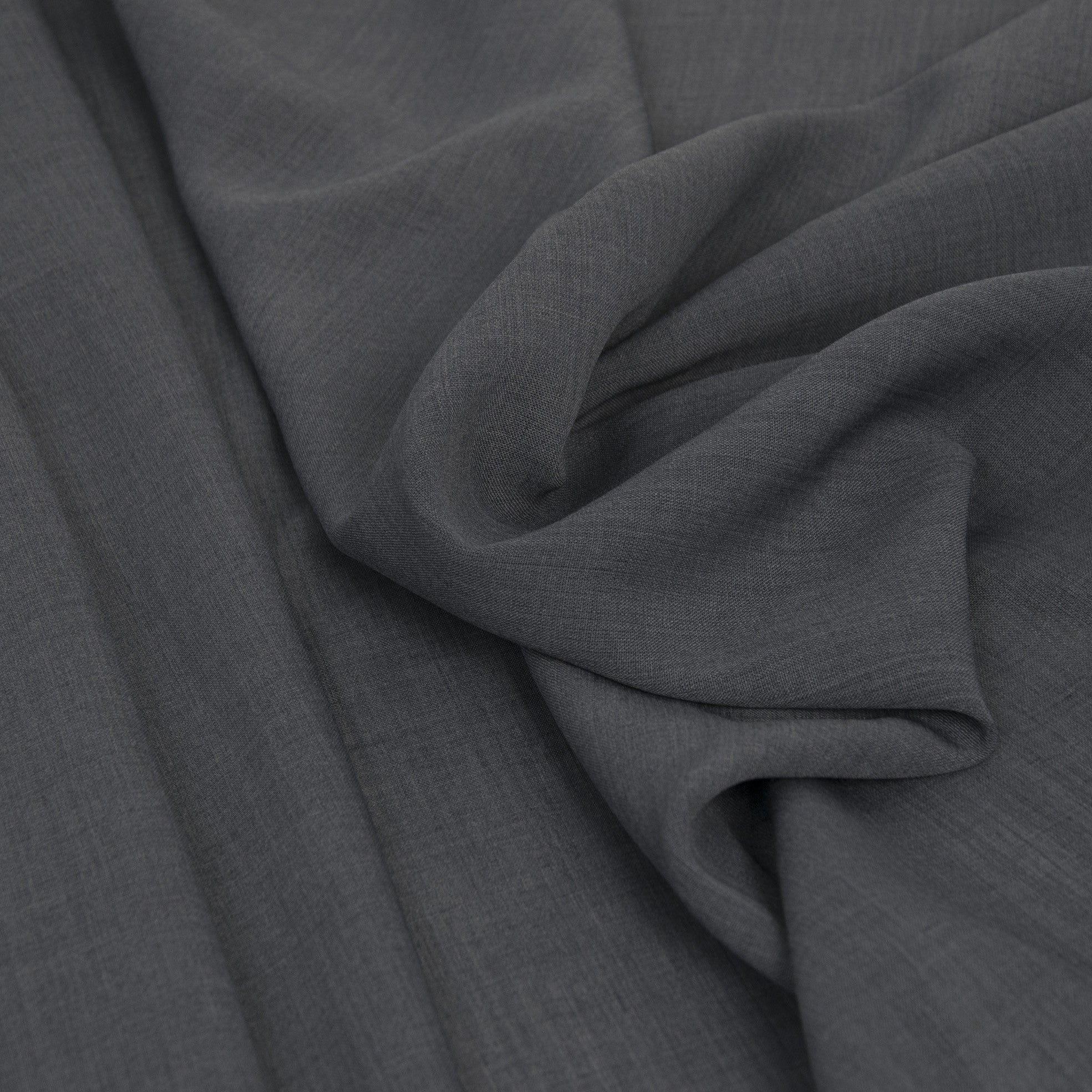 Mid Grey Lightweight Suiting Fabric 46 - Fabrics4Fashion