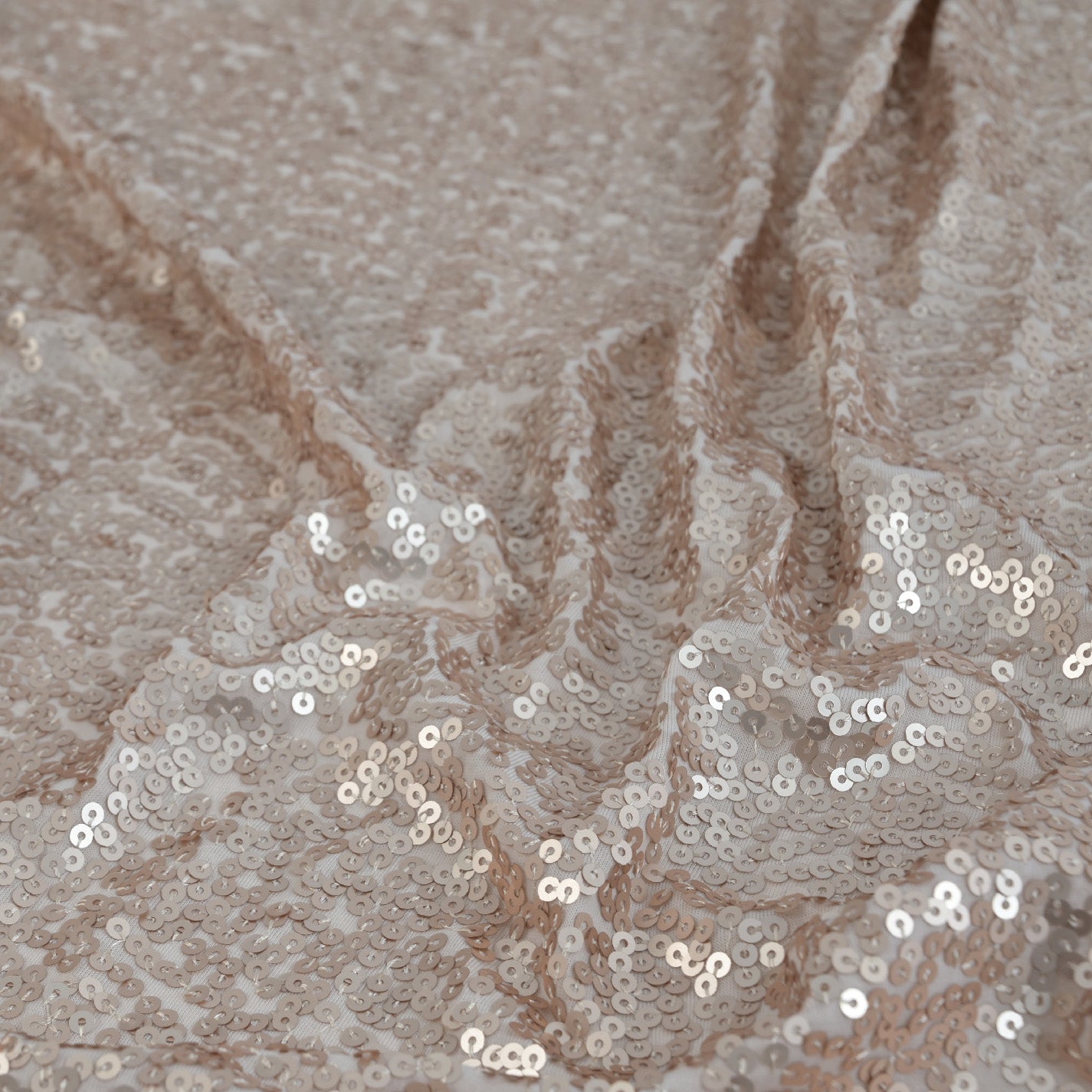 Oyster Sequin  Knit Fabric 4675
