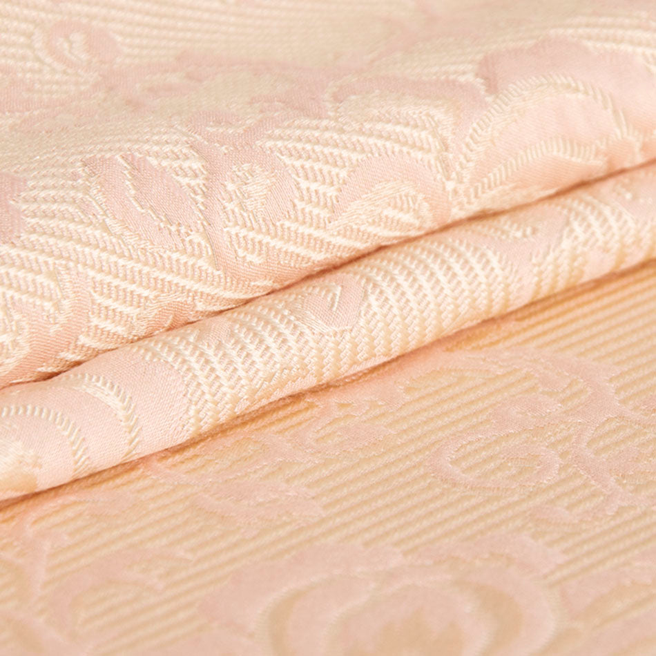 Pale Pink Floral Jacquard 5250 - Fabrics4Fashion