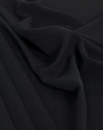Black Poly Twill Fabric 53 - Fabrics4Fashion