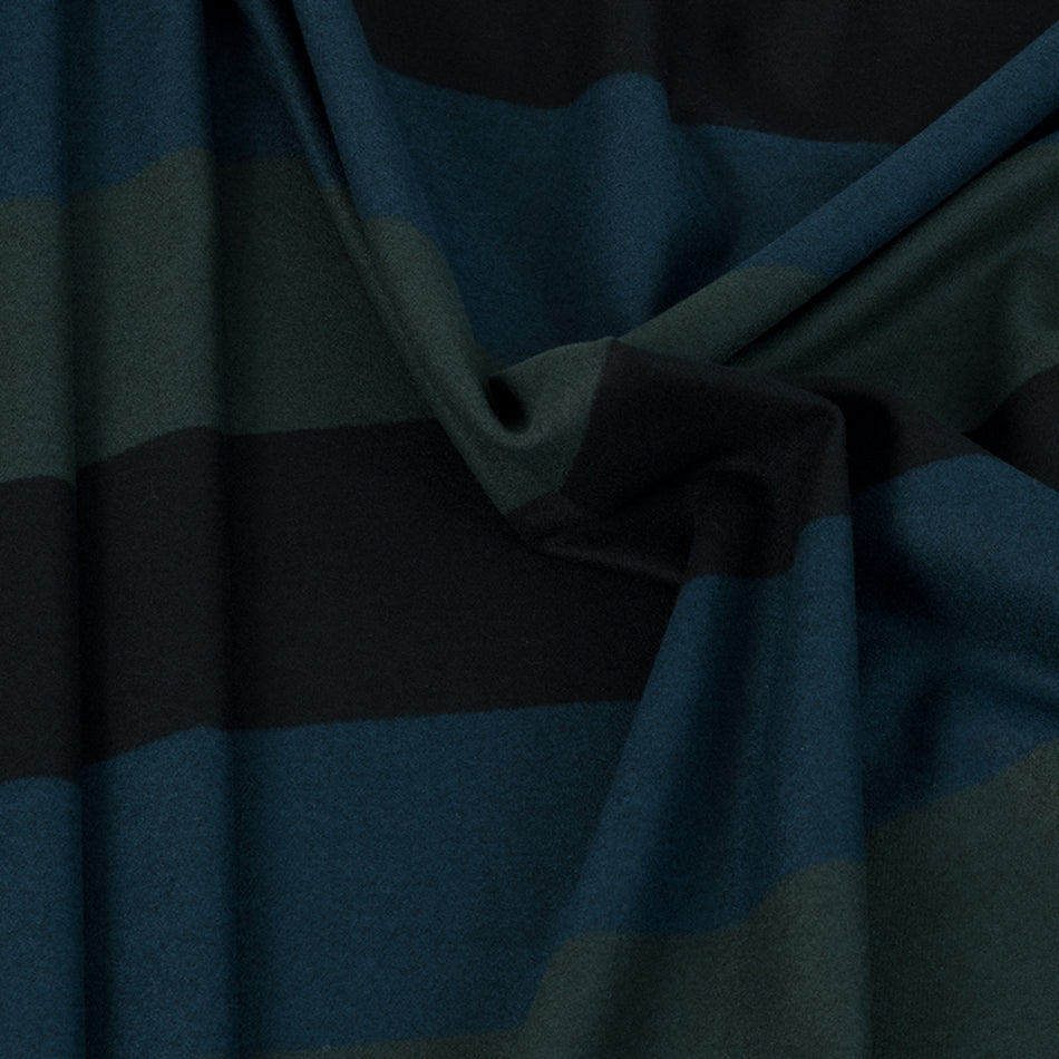 Multicolor Stripe Stretch Flannel 3468 - Fabrics4Fashion