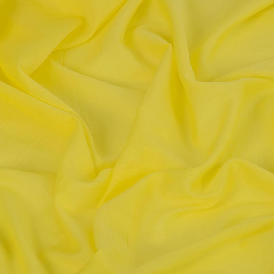 Yellow Cotton / Silk Voile 1657 - Fabrics4Fashion