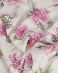Floral Viscose/Linen Fabric 817 - Fabrics4Fashion