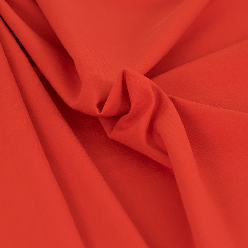 Vibrant Red Stretch Viscose Fabric 269 - Fabrics4Fashion