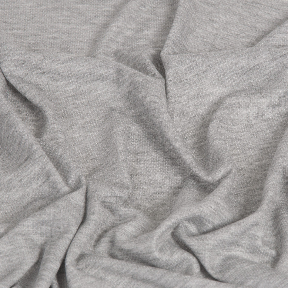 Grey Melange Jersey 908 - Fabrics4Fashion