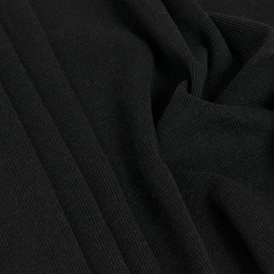 Charcoal Ribbed Wool 915 - Fabrics4Fashion