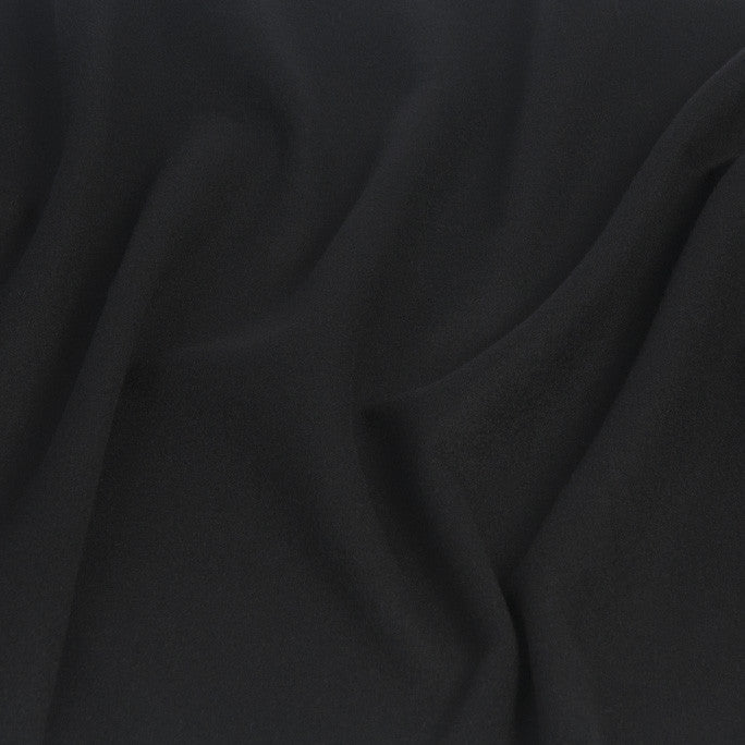 Black Virgin Wool Coating Fabric 963 - Fabrics4Fashion
