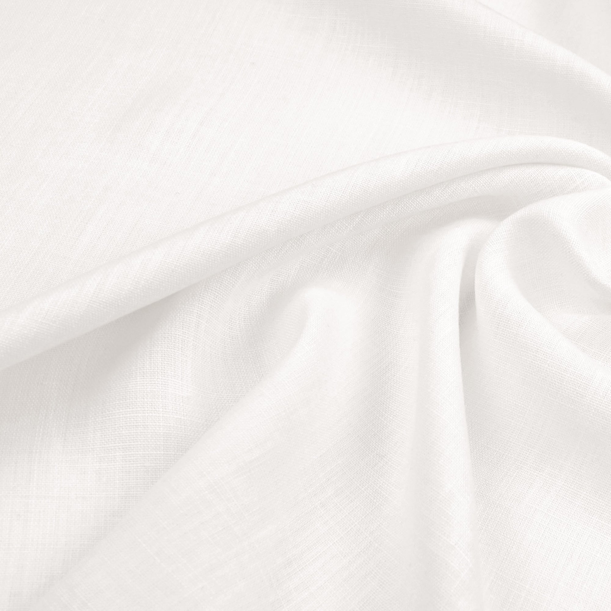 White Linen Fabric 98208