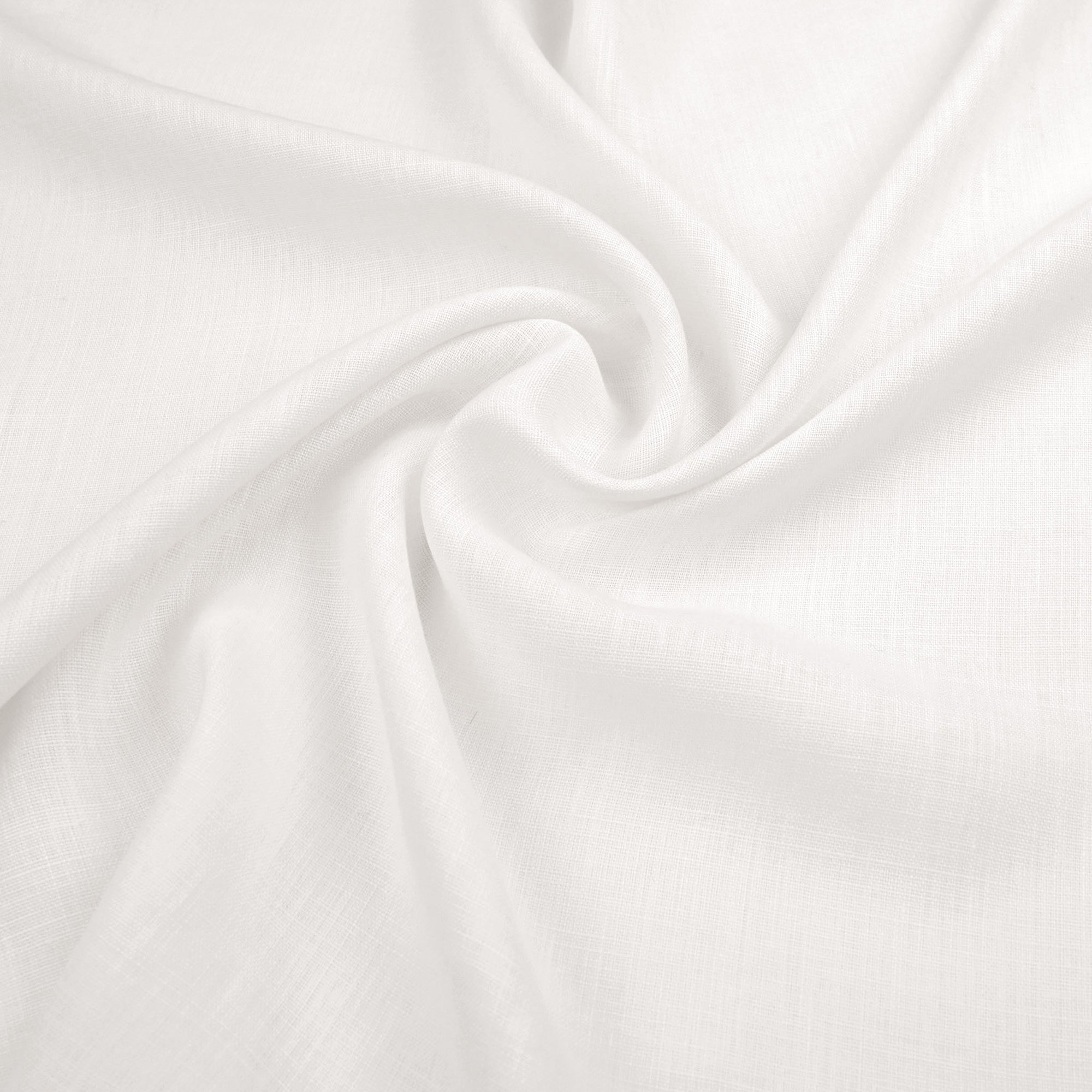 White Linen Fabric 98208