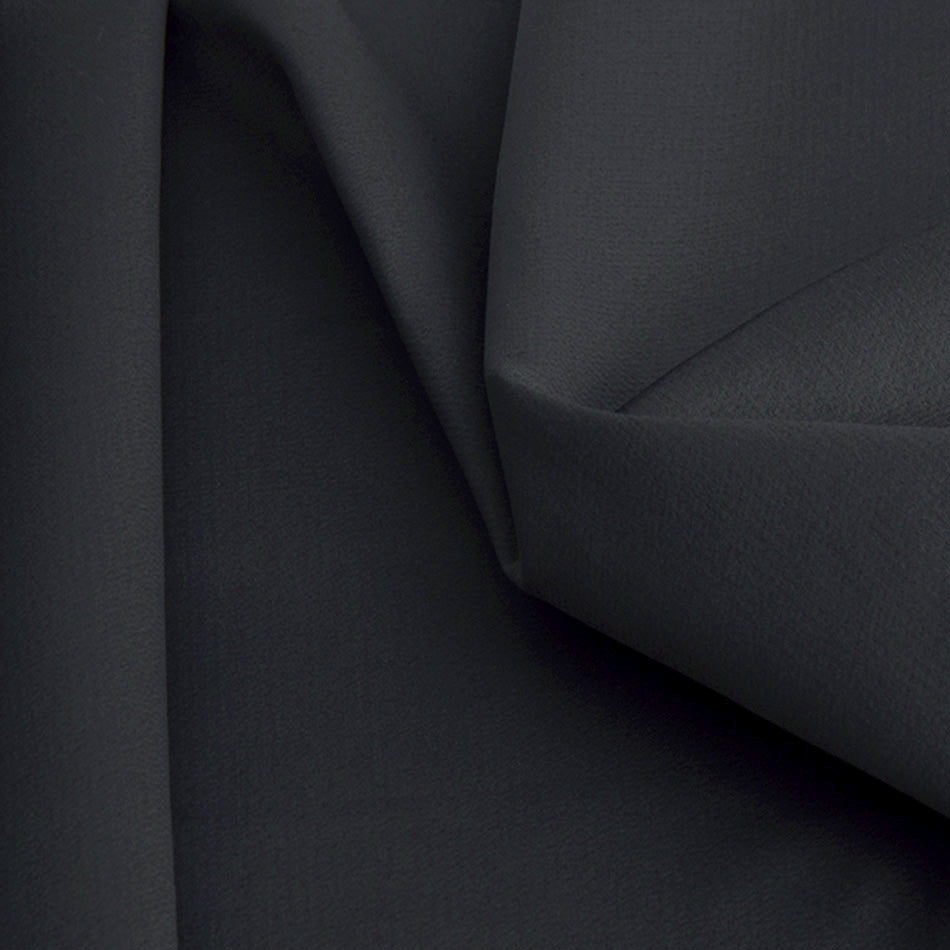 Charcoal Grey Stretch Heavy Satin 2443 - Fabrics4Fashion