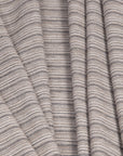 Beige Striped Metalized Fabric 995 - Fabrics4Fashion