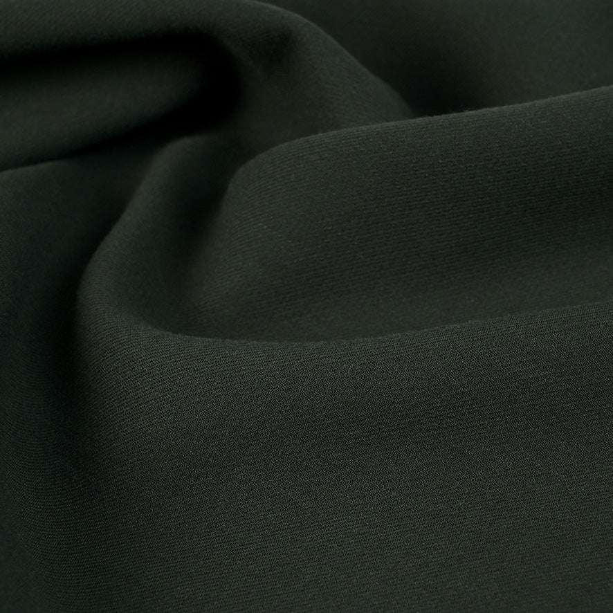 Olive Green Crepe  fabric 99844