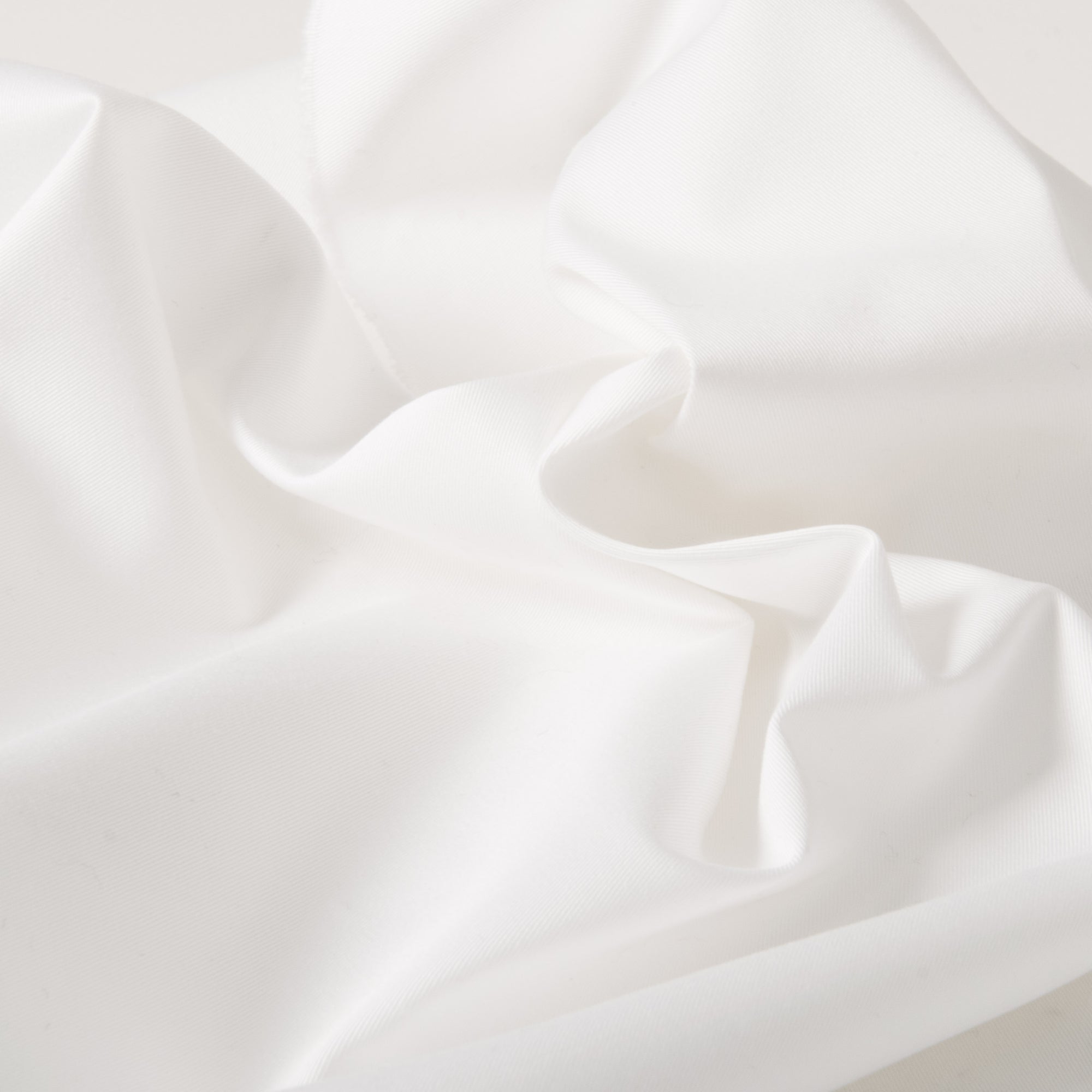White Stretch Cotton Twill 3504 - Fabrics4Fashion