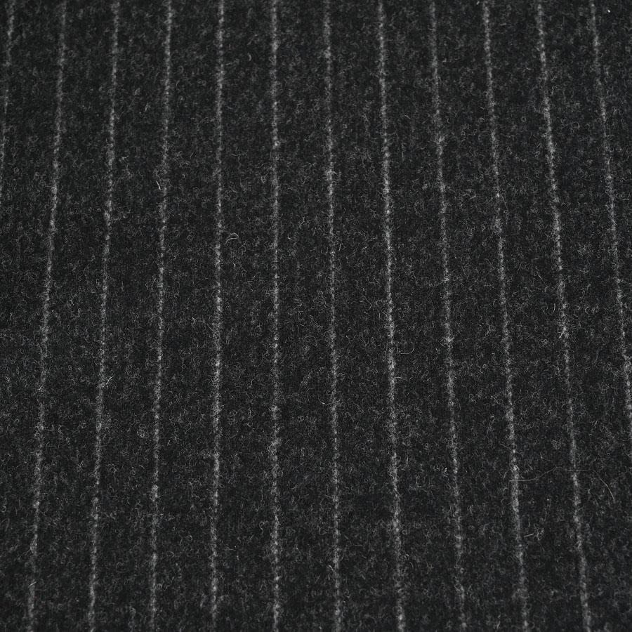 Anthracite Chalk-Stripe Suiting Flannel 5061