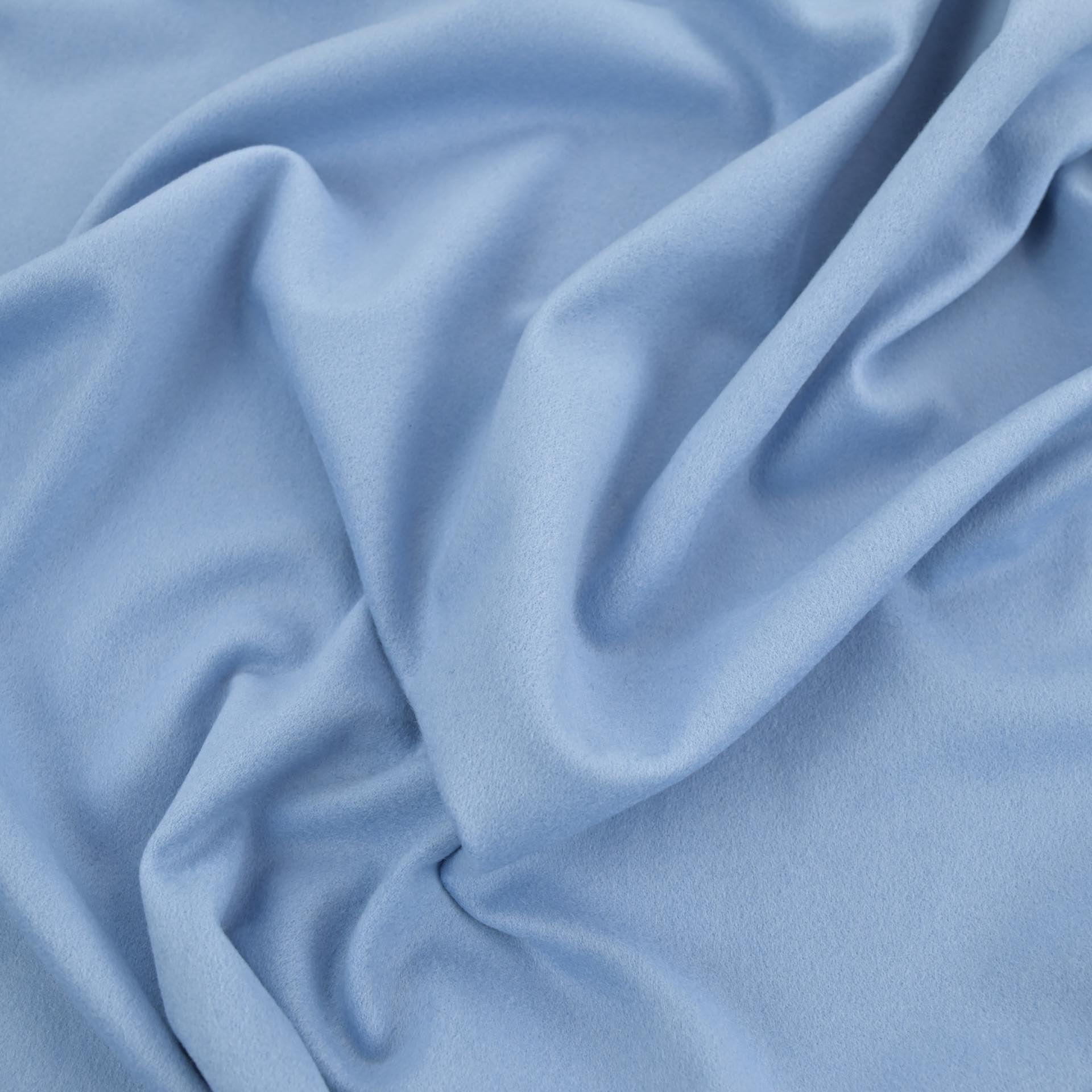 Baby Blue Light Melton Fabric 1618