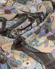 Beige Floral Crepe Georgette 99786 - Fabrics4Fashion