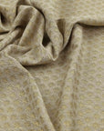 Beige Gold Floral Jacquard 98903 - Fabrics4fashion