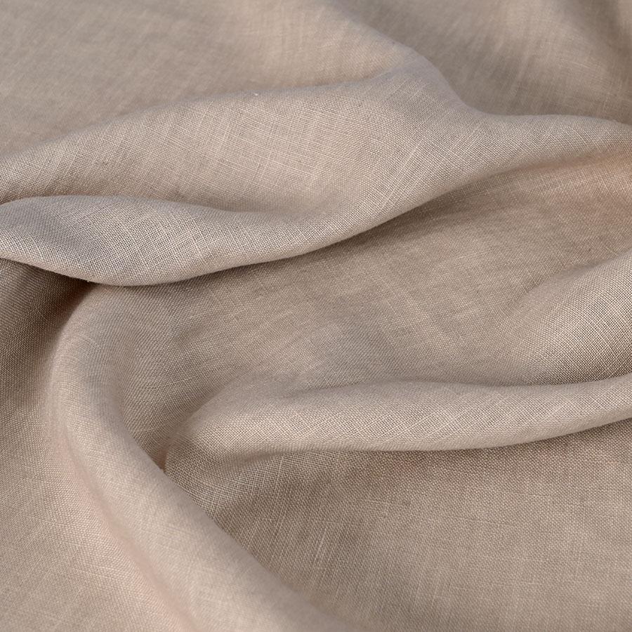 Beige Linen Fabric 99805
