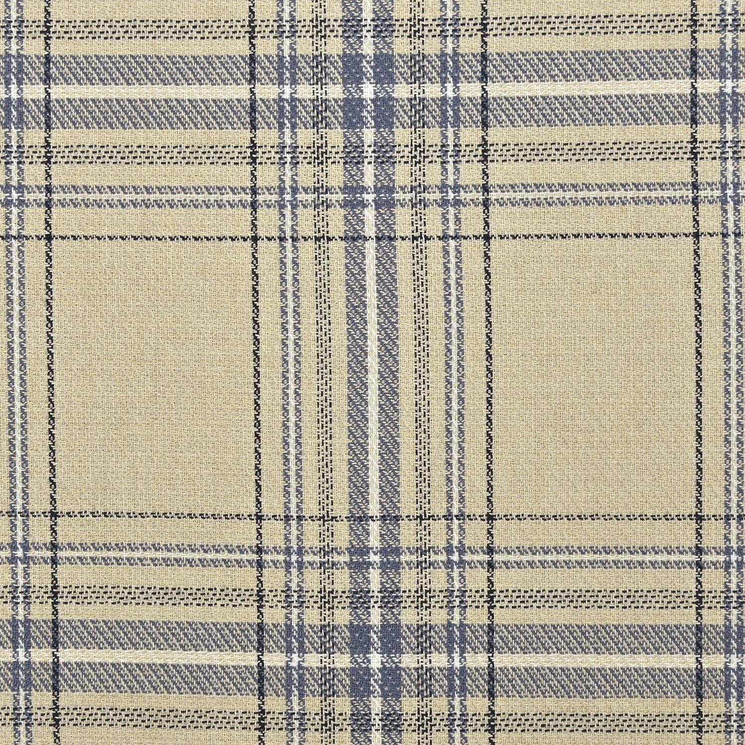 Beige and Blue Coating Fabric 5625