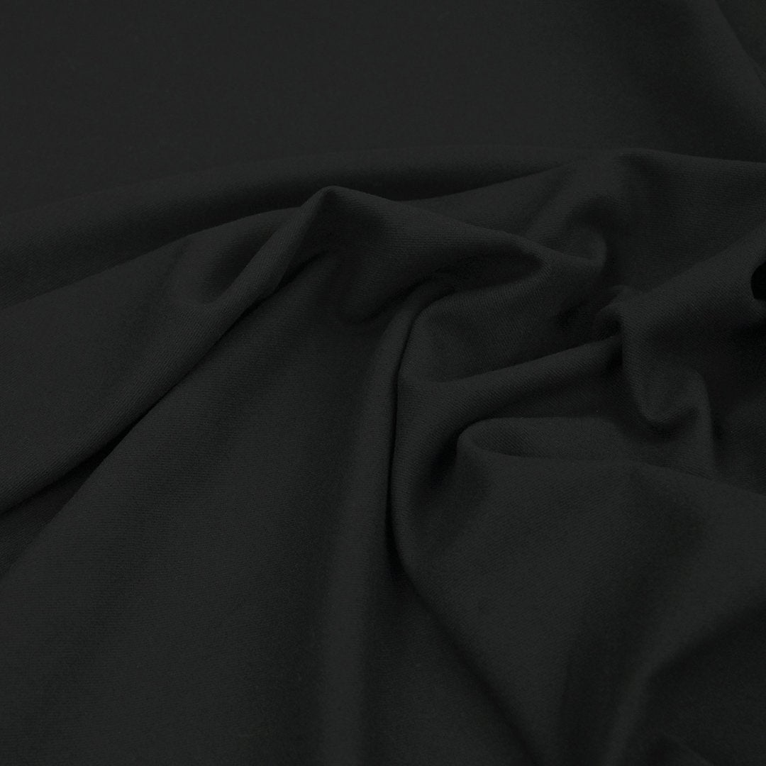 Black Suiting Flannel Fabric 98171