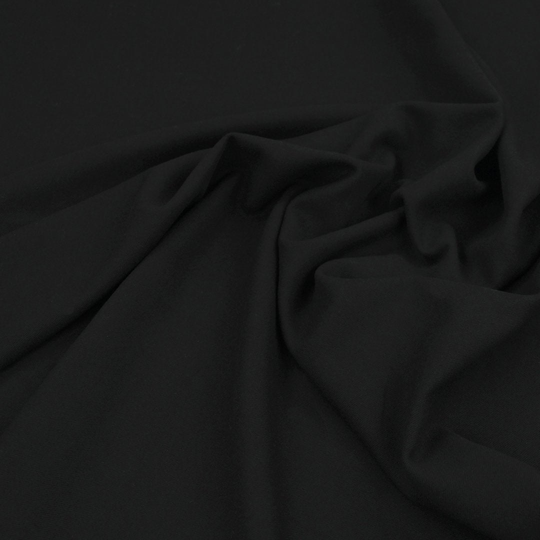 Black Suiting Flannel Fabric 98171